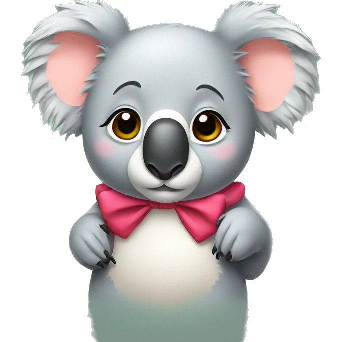 Koala with a bow  emoji