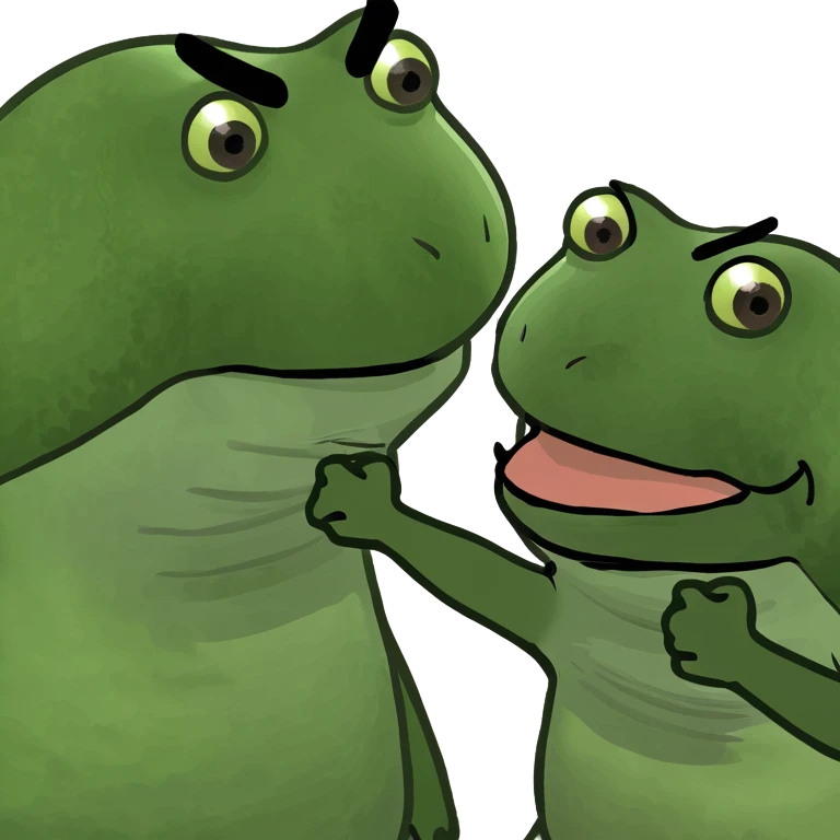bufo punched another bufo emoji