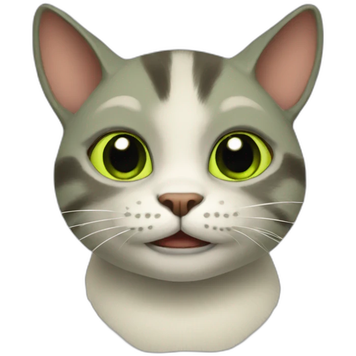 Shrek-cat emoji
