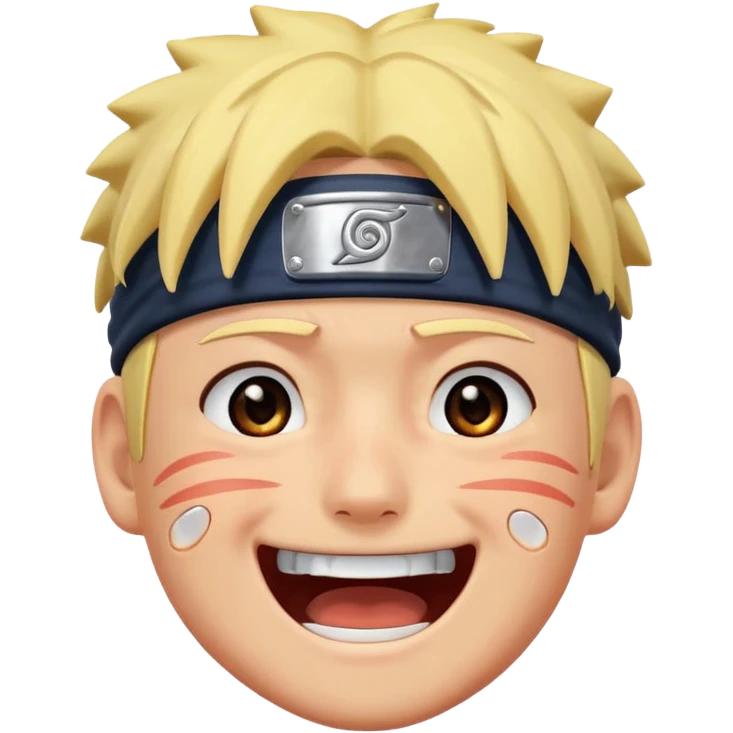Laughing with tears naruto emoji