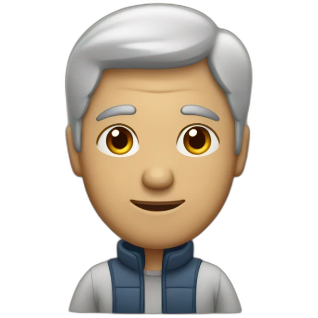 Hombre de 35 años en caminador emoji