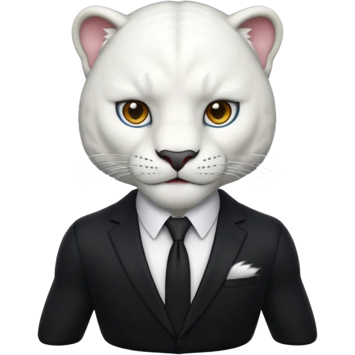 white panther emoji. As one would see on discord, that looks like Samuel Ayers from "The Smoke Room". emoji