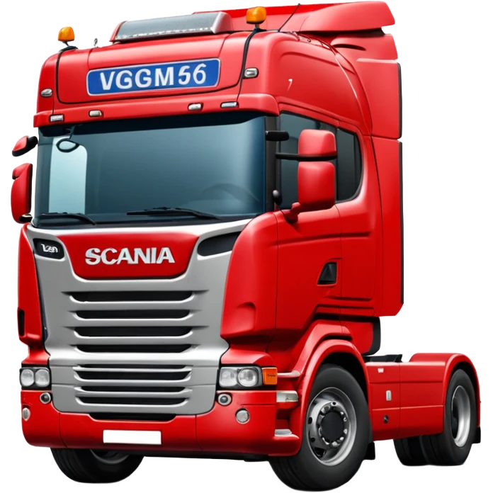 грузовик scania с польским номером WGM 5612L emoji