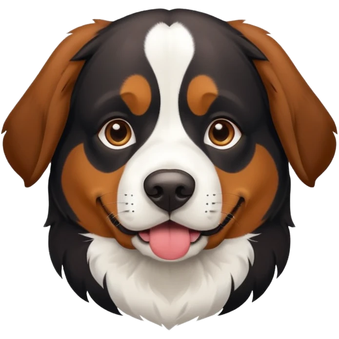 Swiss mountain dog emoji