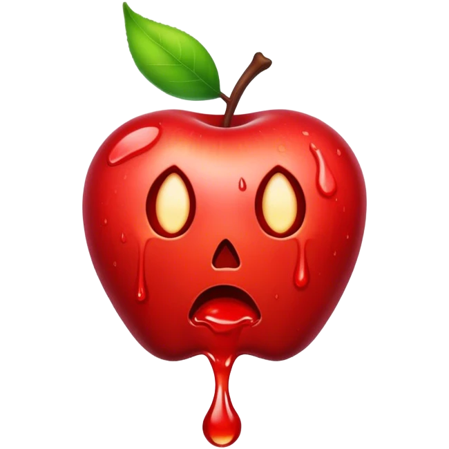 Poison apple dripping  emoji