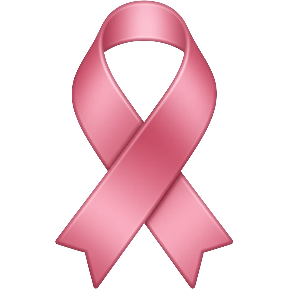 light pink ribbon emoji