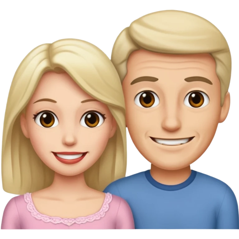 male getting sissified by his smug wife emoji