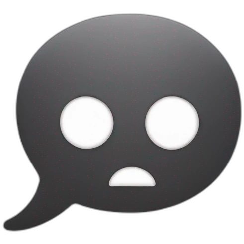 speech bubble emoji