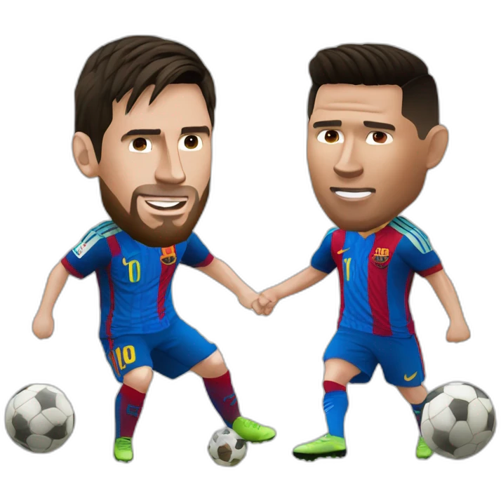 Messi VS Ronaldo emoji