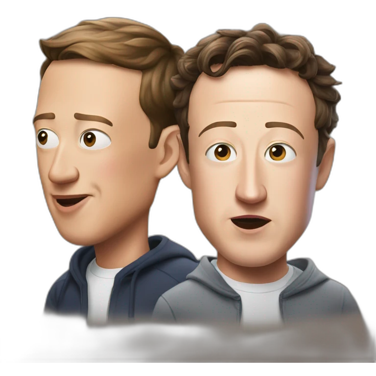 Zuckerberg and Musk attack each other emoji