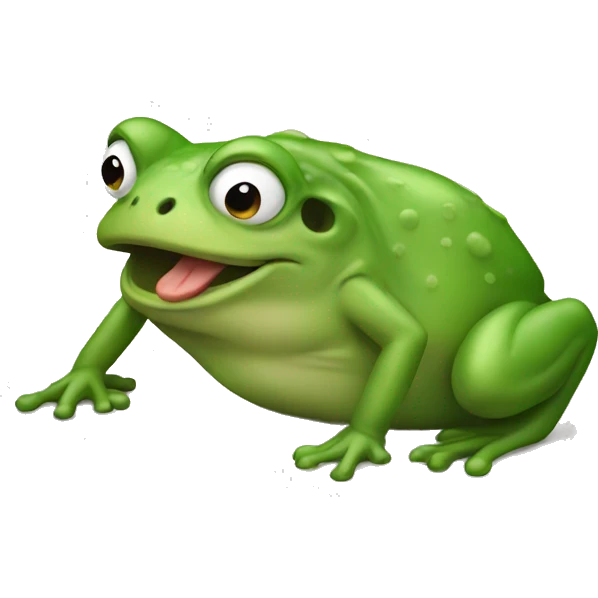 vomitting frog emoji