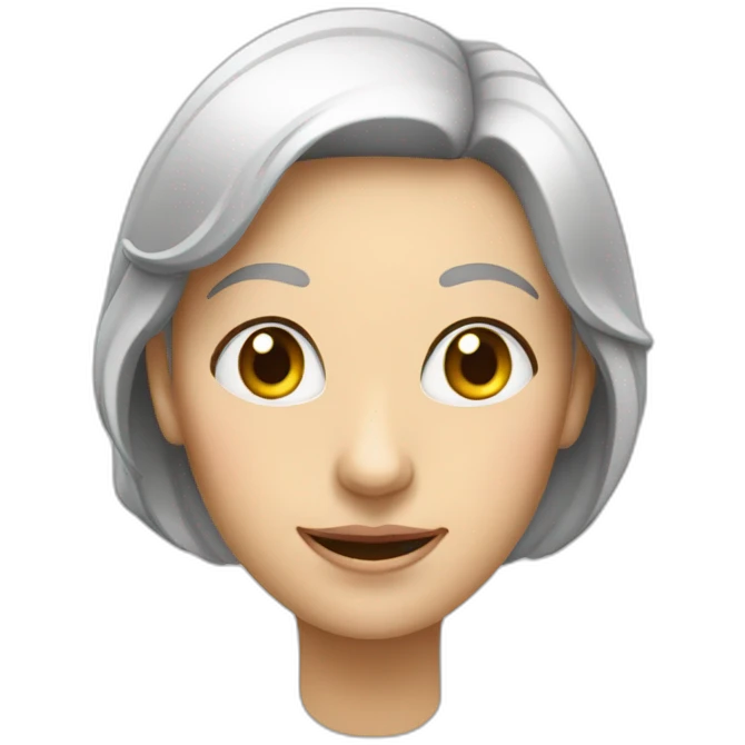 Frau mit mausegesicht emoji