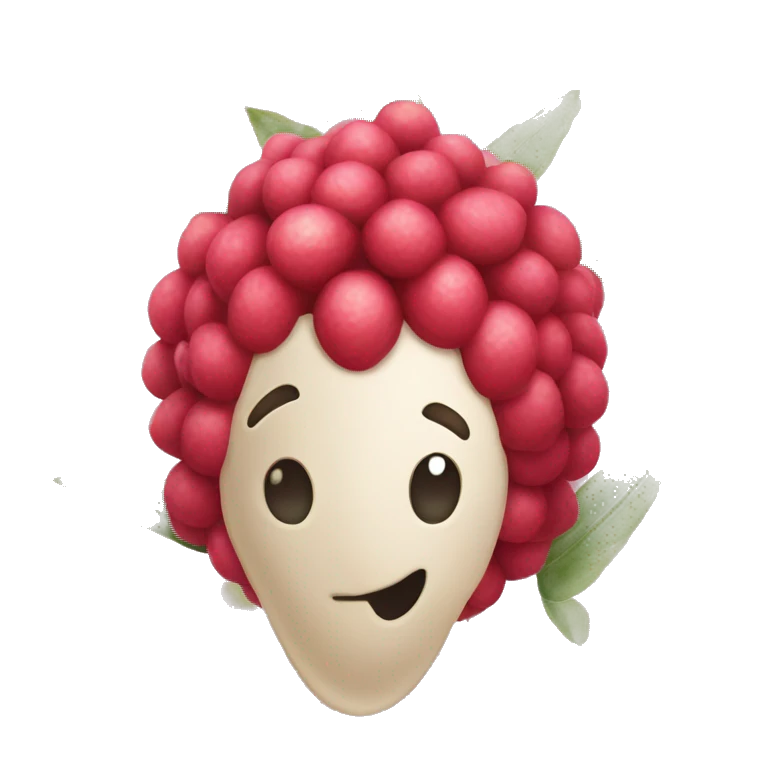spike lychee  emoji
