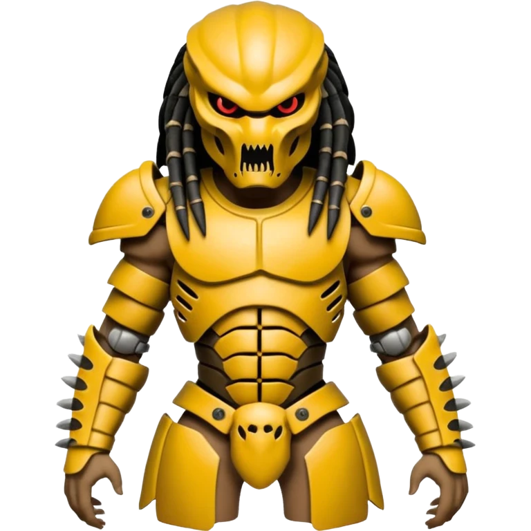 Predator from movie predator with bone armor emoji