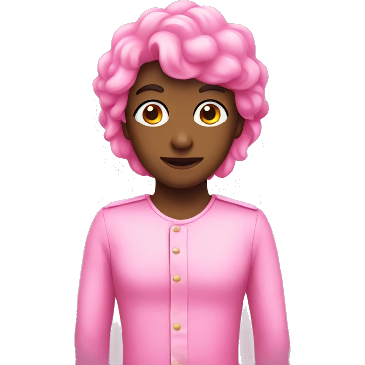 pink costume  emoji