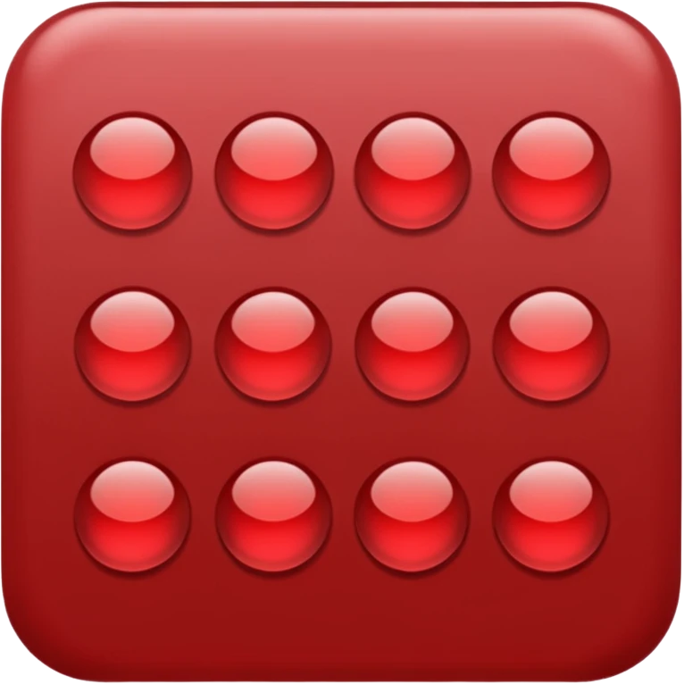 Matrix in marron red emoji