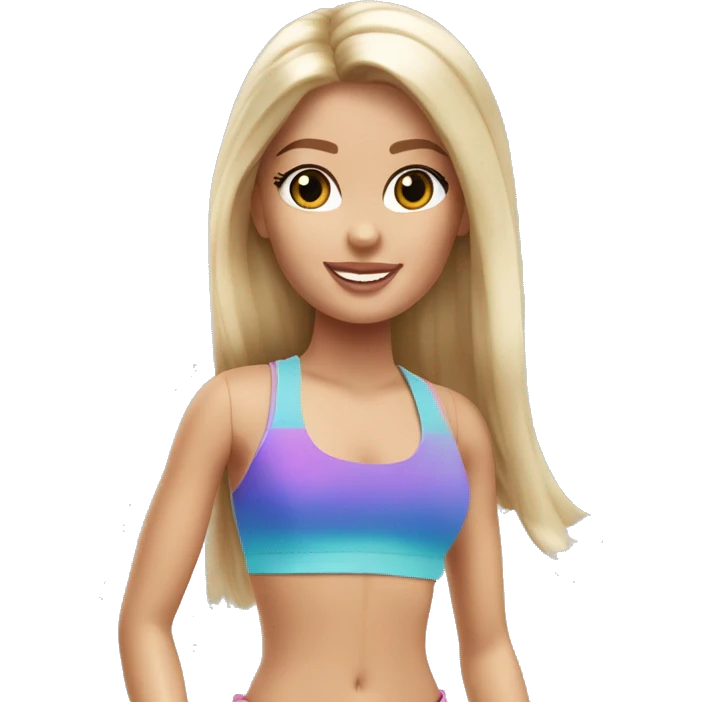 Beach Kristy Barbie Daphne skiing  emoji