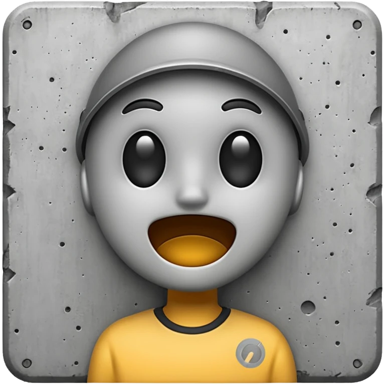 concrete wall, just a wall emoji