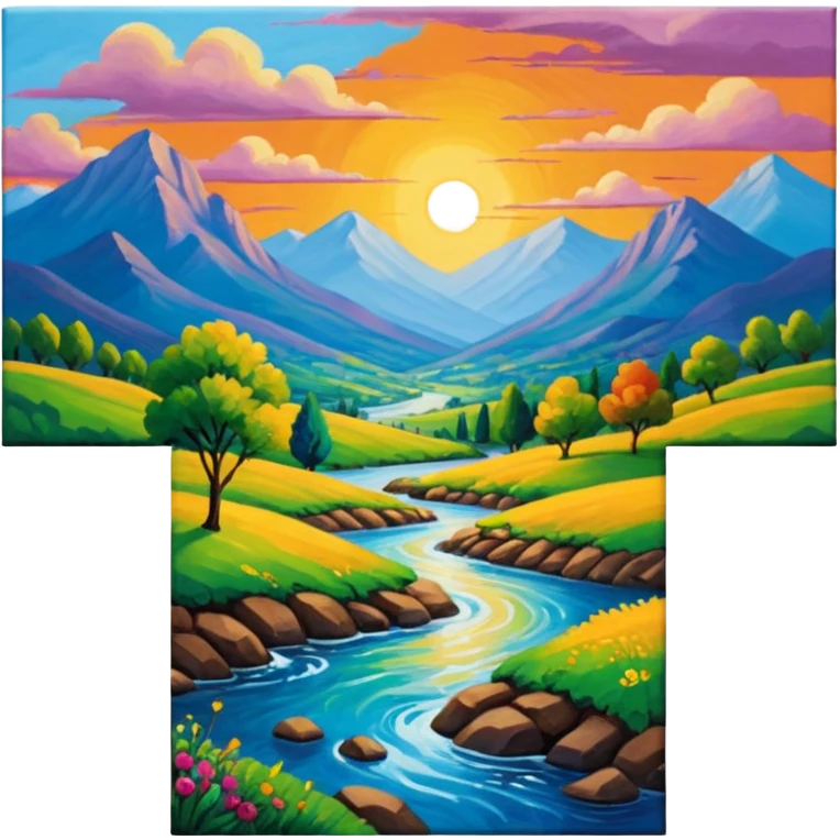 Auction painting emoji