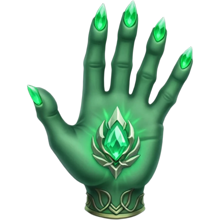 green hand icon from Skyrim emoji