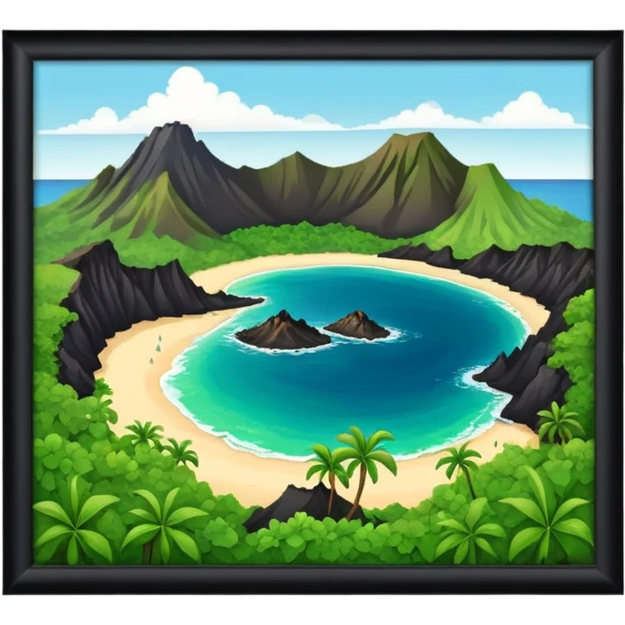 Hawaiian islands geological  emoji