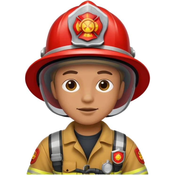 wild in firefighter suit emoji