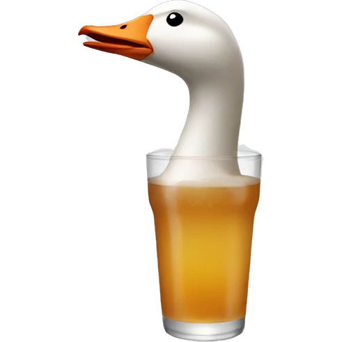 Goose drink emoji
