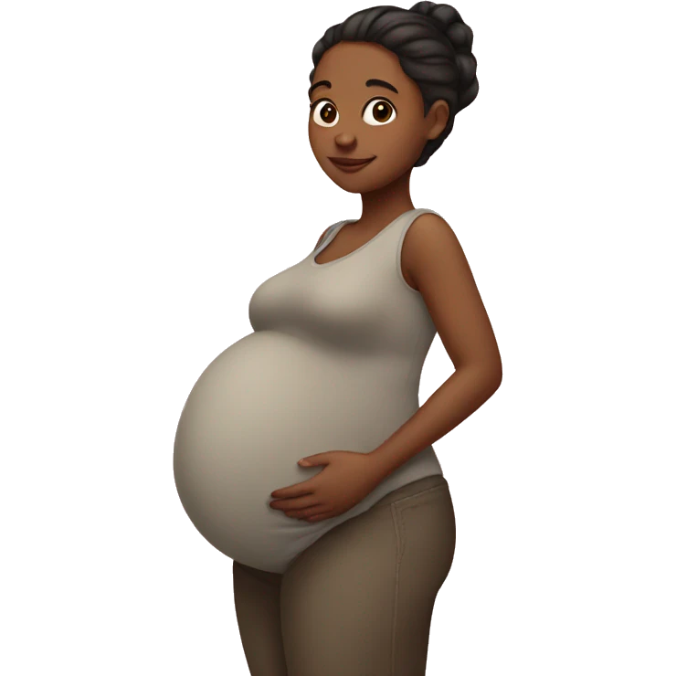 Girl pregnant  emoji