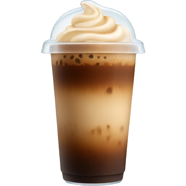Ice coffee  emoji