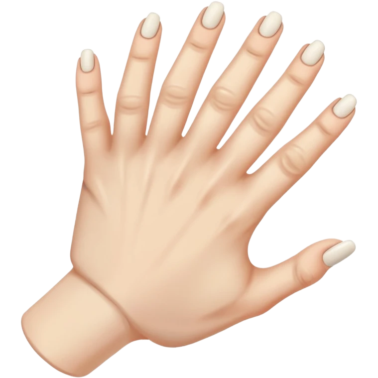 Hand with broken fingers emoji