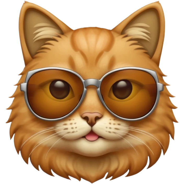 Cat wearing sunglasses emoji