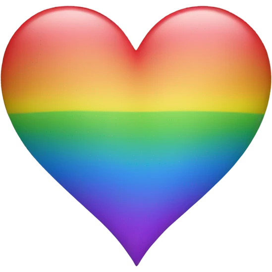 Rainbow heart emoji