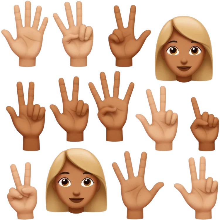 25 in asl signs emoji