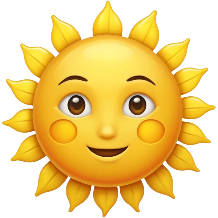 Sun emoji