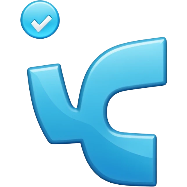The tick tok verified tick emoji