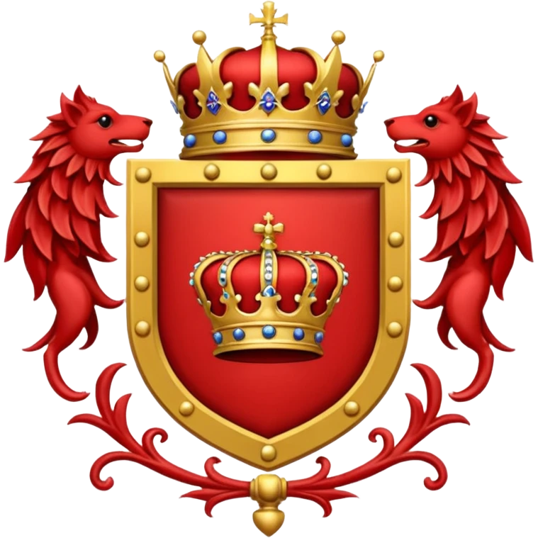 Red Royal Crest emoji