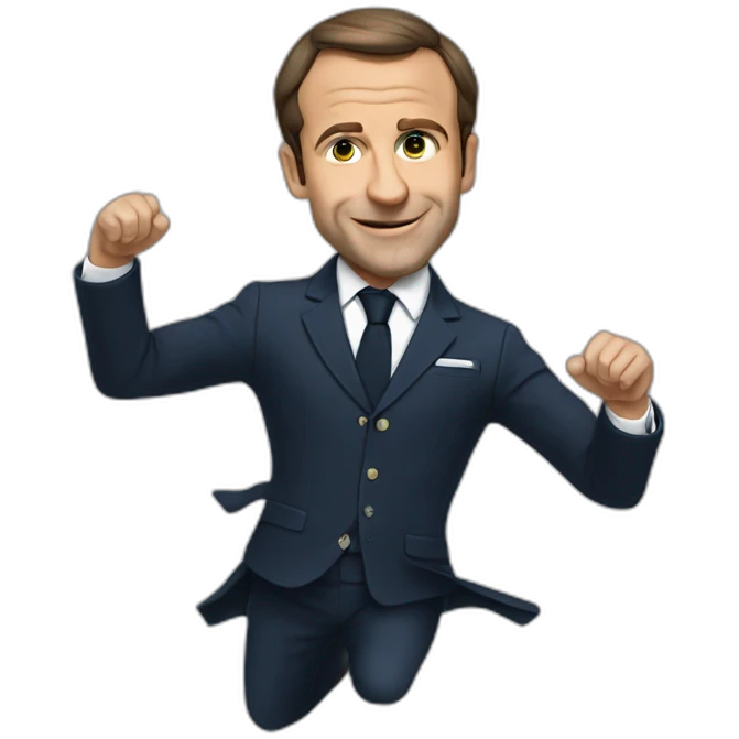 Macron qui danse emoji