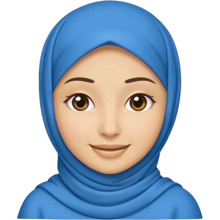 Crée-moi un emoji avec une femme voilée musulmane emoji