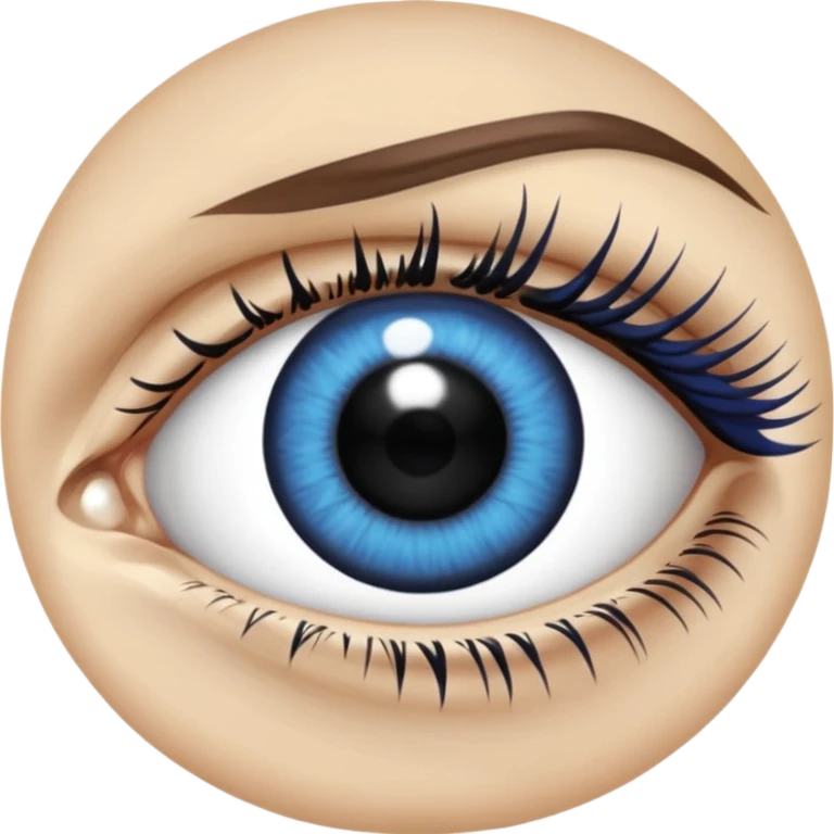 Un ojo atravesado en un triangulo emoji