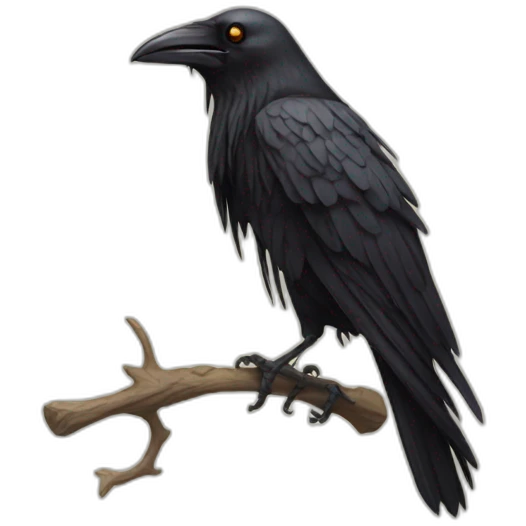 crow-skeleton emoji