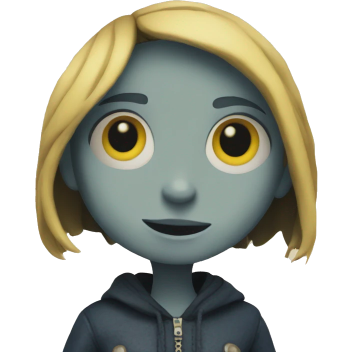 Coraline doll emoji