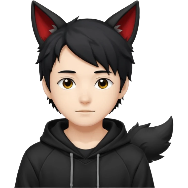 Wolf Anime Boy emoji
