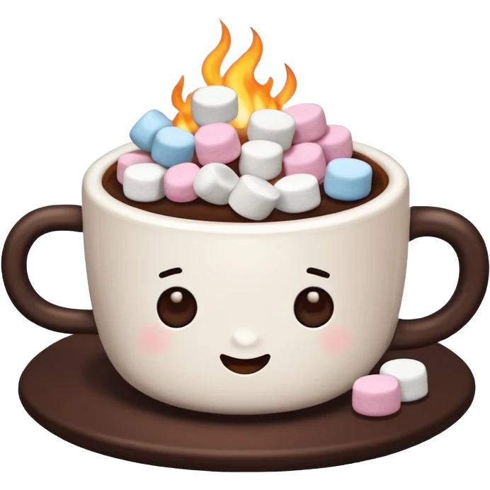 Coffe and marshmellows emoji