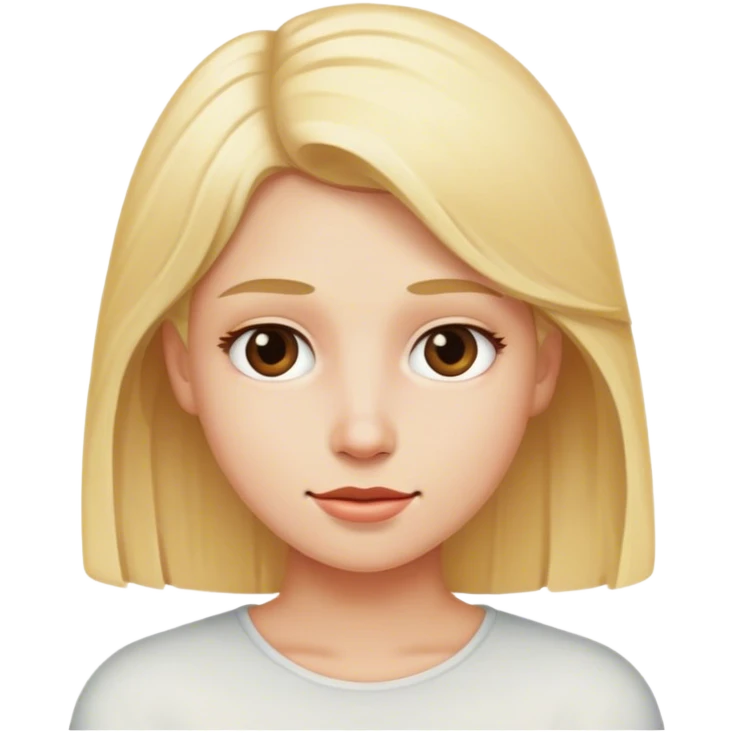Blonde cornball emoji