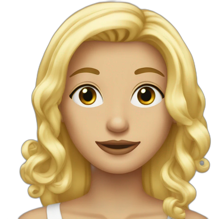 Blond Daphné COFFYN emoji