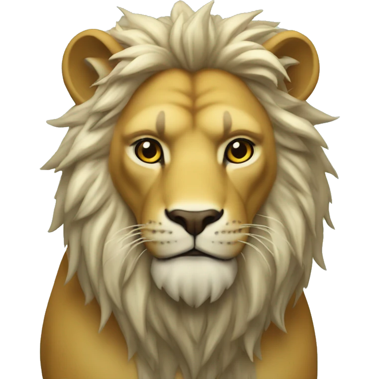 León convertido en sapo emoji