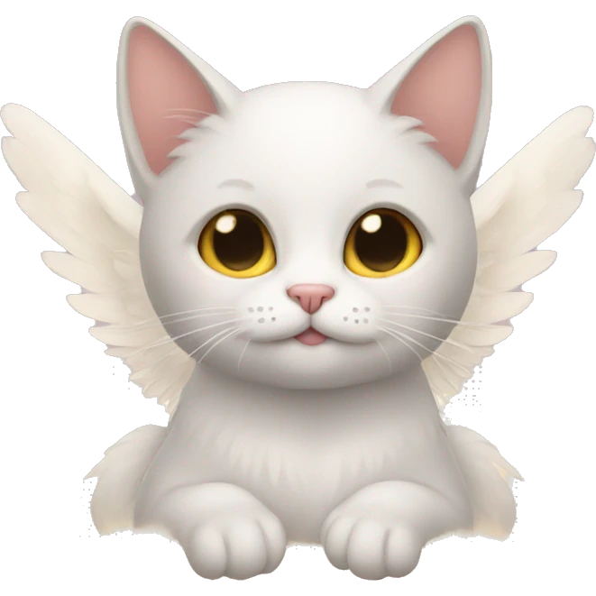 cat angel emoji