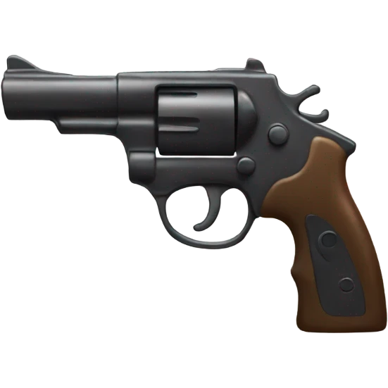 A fake gun emoji
