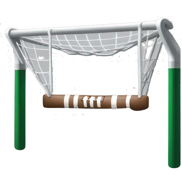 american football fieldgoal emoji