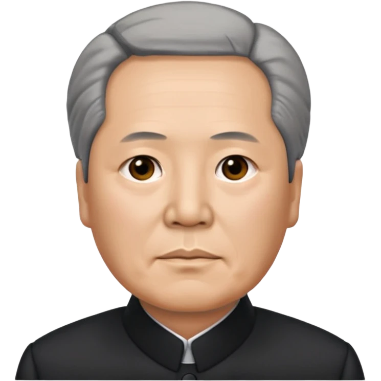 Photorealistic mao zedong emoji